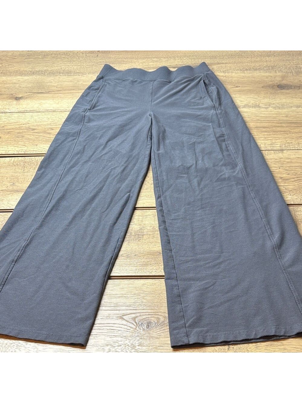 Women’s Eileen Fisher Wide  Leg Gray  Pants Size XXS